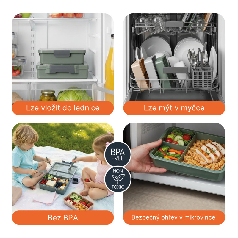 Box na občerstvenie 1330 ml, Dino 2