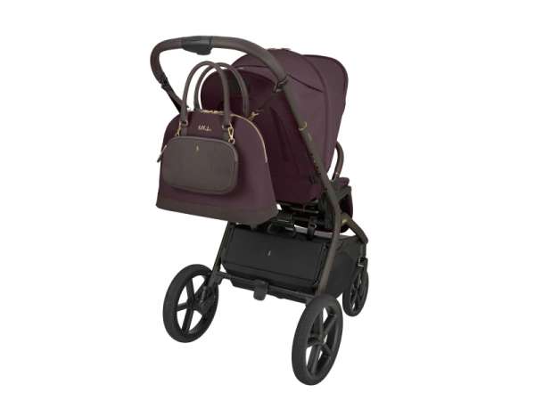 KikkaBoo Kočík 2v1 Goya Platinum MERLOT 7