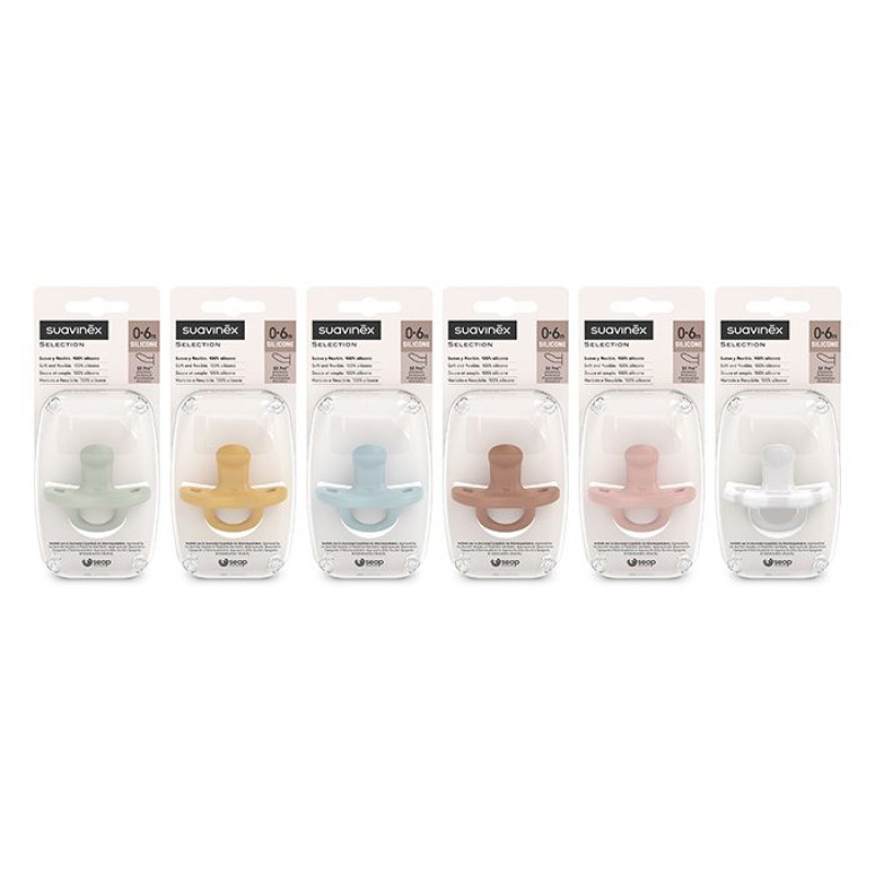SUAVINEX | Cumlík anatomický SILIKÓN 0-6 m SX PRO - COLOUR ESSENCE 8