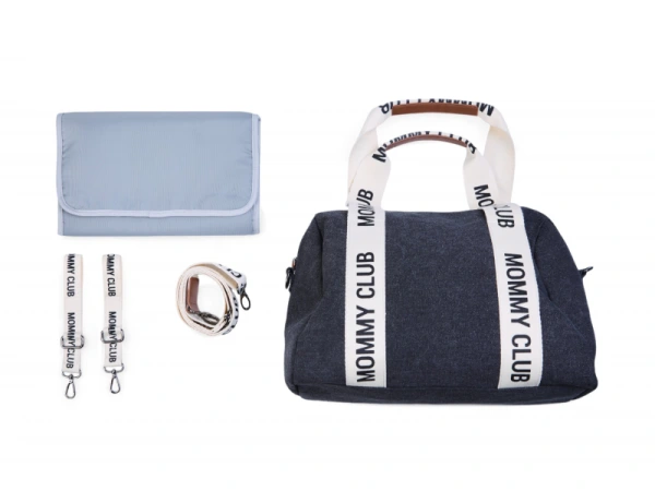 Prebaľovacia taška Mommy Club Signature Canvas Black 7