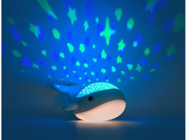 Nočné svetlo s projekciou WILLY WHALE 6