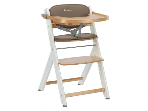 Timba stolička rastúca Light Wood s podložkou 1