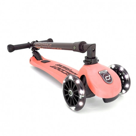 Scoot & Ride Detská kolobežka Highwaykick 3 LED peach 1