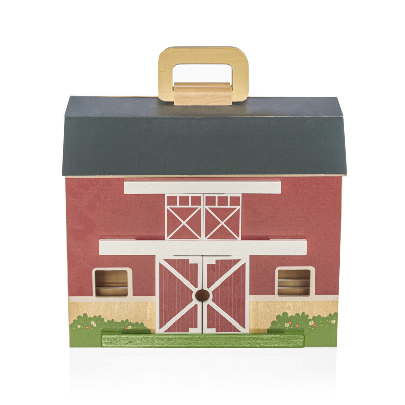 Dřevěná přenosná aktivity farma 5