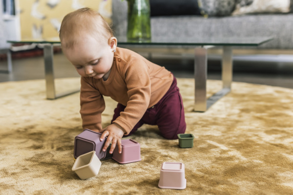 Silikónové stohovacie poháre, Multicolor 9