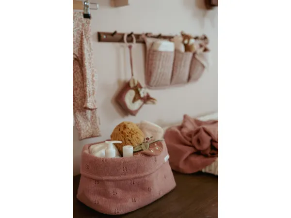 Košík pletený malý Pure Pink Blush 4