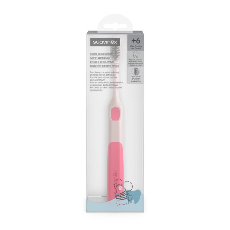 SUAVINEX | Detská kefka na zúbky JUNIOR +6 rokov - ružová 6