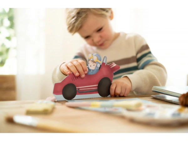 Kniha s vystrihovacími autami Jim 9