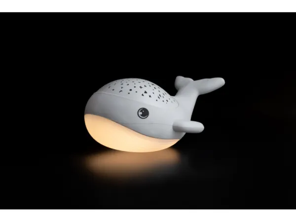Nočné svetlo s projekciou WILLY WHALE 1