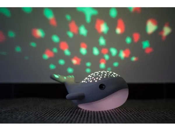 Nočné svetlo s projekciou WILLY WHALE 4