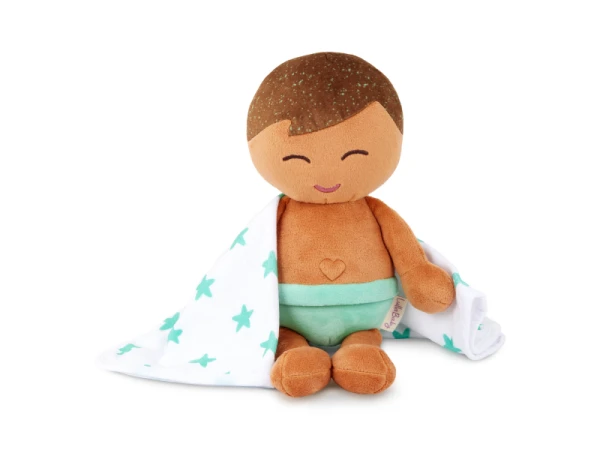 Bábika plyšová do vane chlapec Light Brown Hair 1