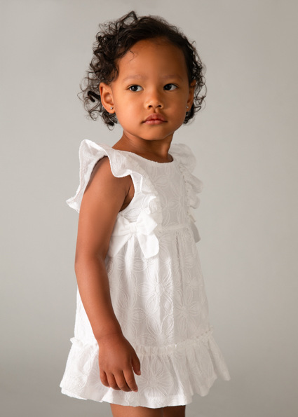 Mayoral dievčenské šaty White 4