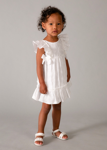Mayoral dievčenské šaty White 2
