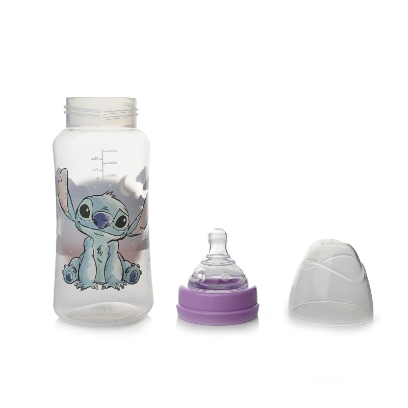 Detská fľaša antikoliková 360 ml, LILO & STITCH 2