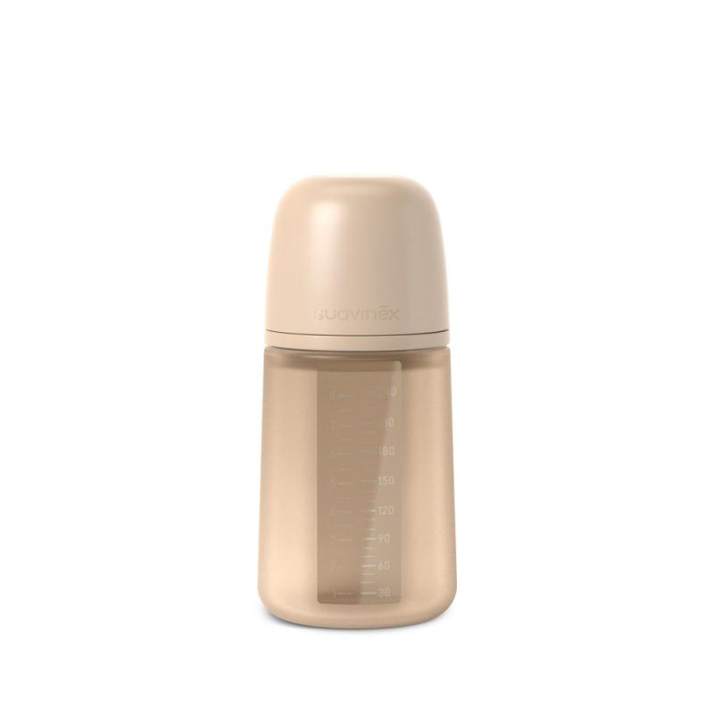 SUAVINEX | DOJČENSKÁ FĽAŠA 240 ml M COLOUR ESSENCE - krémová