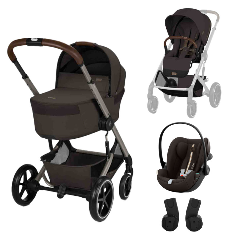 CYBEX Balios S Lux 2026 Set S Fold Cot – Brown