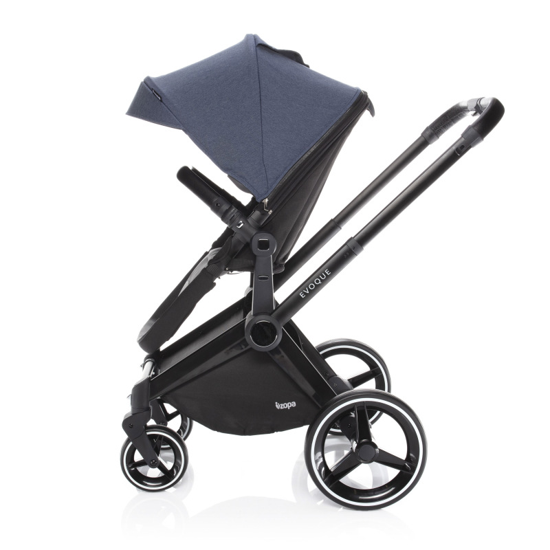 SET Podvozek Evoque + Farebný set ku kočárku Evoque, B/BL_Jeans 3