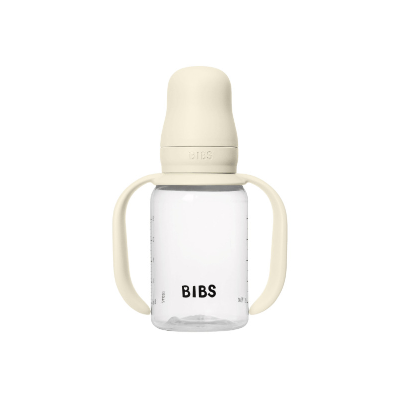 BIBS Fľaša so silikónovým náustkom 150ml, Ivory 1