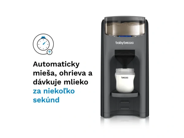 Baby Brezza Formula Pro Advanced Charcoal - prístroj na prípravu dojčenského mlieka 1