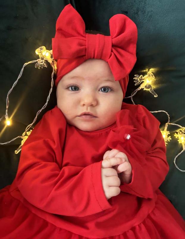 Vianočné Šaty Bavlna, ČERVENÁ 2