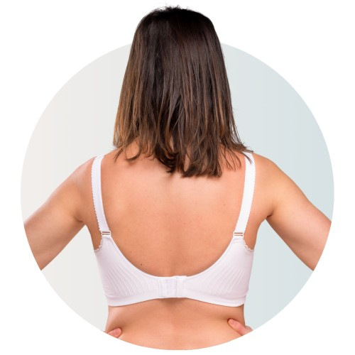 CARRIWELL Push Up materská a dojčiaca podprsenka s Carri-Gel kosticami White 2
