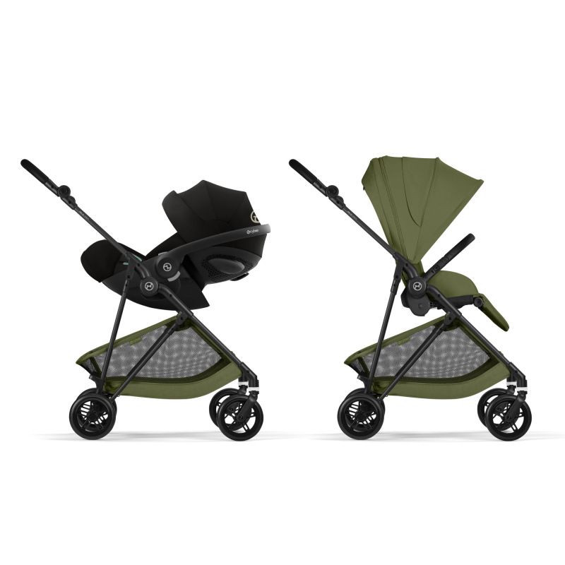 Cybex Melio Carbon 2026 - MOSS GREEN, ľahká bugina 13