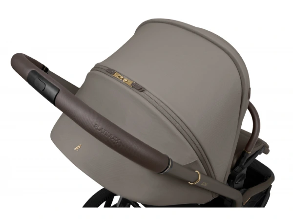 KikkaBoo Kočík 2v1 Goya Platinum MOCCA 12