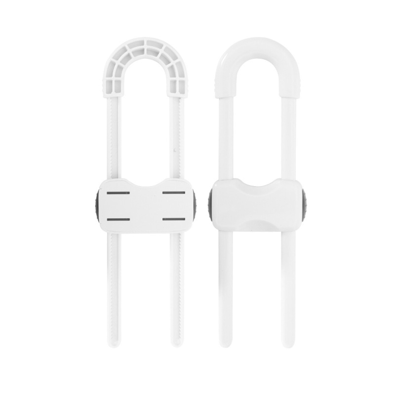 Zámok na úchyty skriniek 2ks, white 4