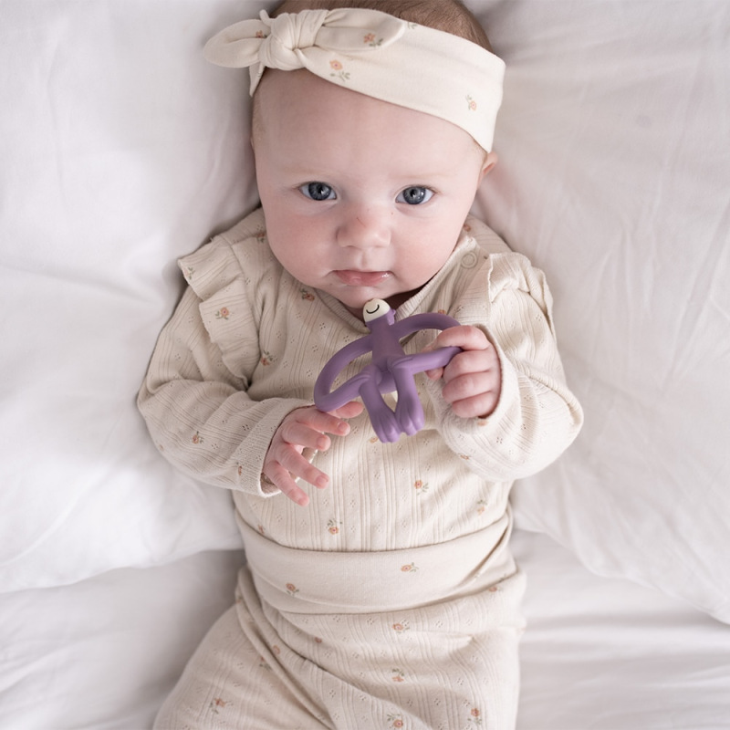 MATCHSTICK MONKEY Hryzátko a zubná kefka, Purple 2