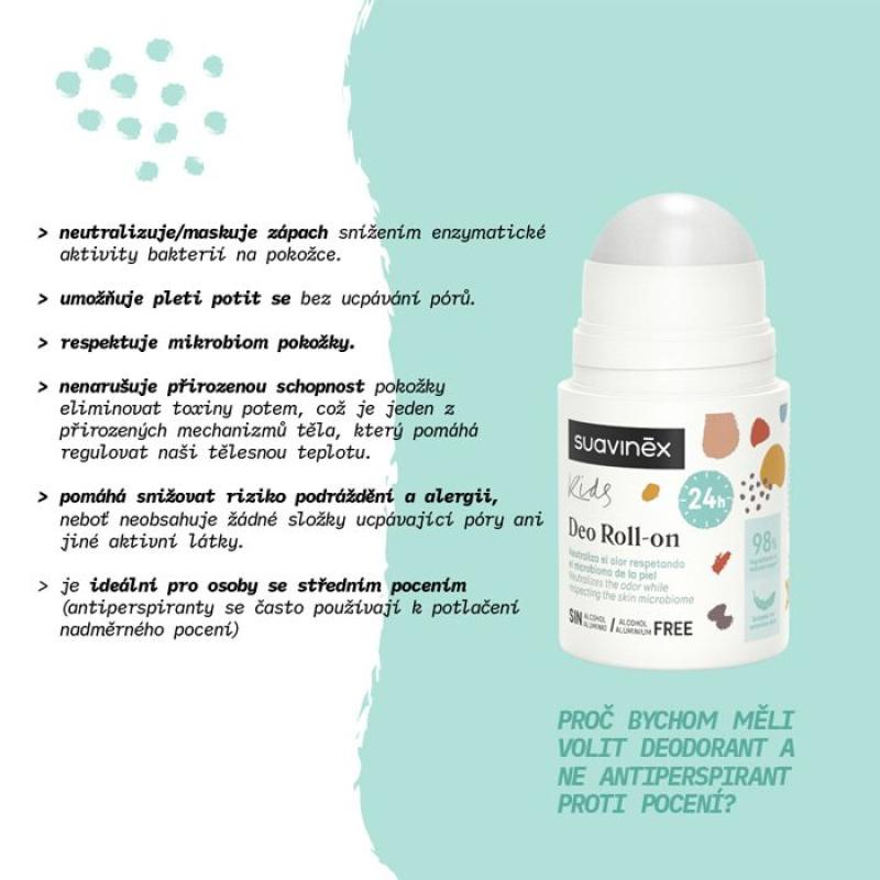 SUAVINEX | Detský deodorant ROLL-ON - 50 ml 3