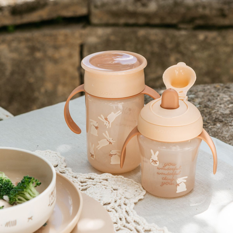 SUAVINEX | 360° Hrnček na učenie 340 ML WONDERLAND NEW - růžová 1