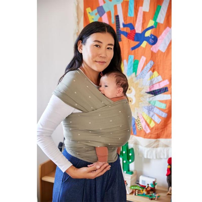 ERGOBABY | AURA WRAP/ŠATKA - Olive Hearts