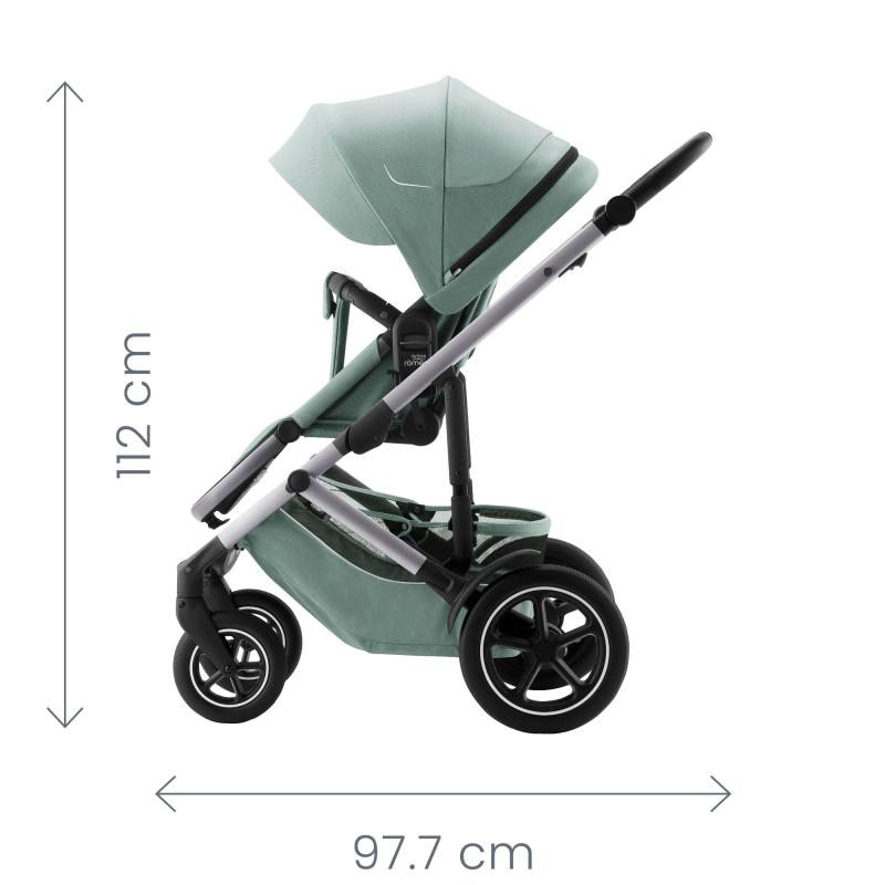 Set Smile 5Z + carrycot + Baby-Safe PRO + Vario Base 5Z, Jade Green 2