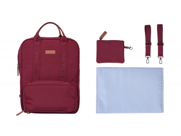 Prebaľovací batoh Family Club Signature Urban Burgundy 5