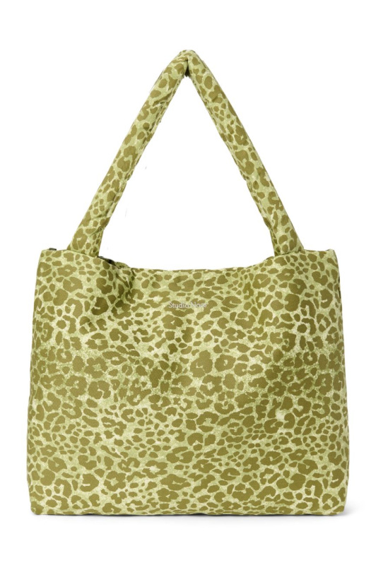 STUDIO NOOS - Cotton MOM BAG - prebaľovacia taška | Green Leopard