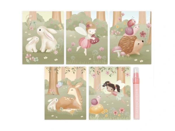 Kníha kúzlenia s vodou Rosa Fairy Garden 3