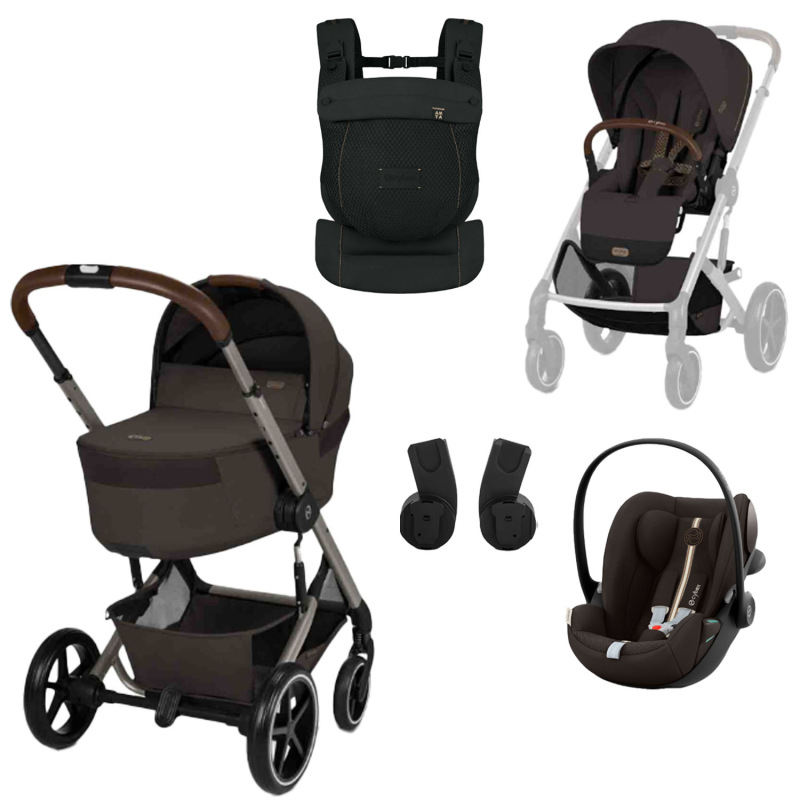CYBEX Balios S Lux 2026 Set S Fold Cot + nosič AMYA – Brown