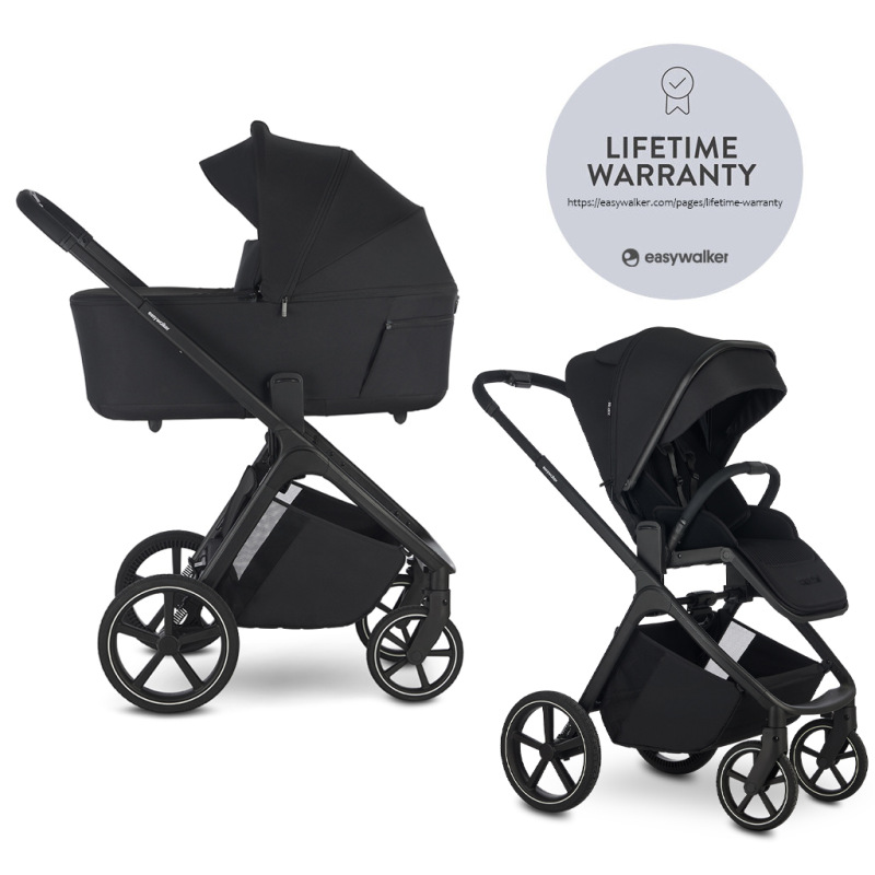 EASYWALKER Kočík kombinovaný Zoey Go Pure Black