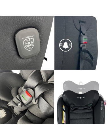 Cozy N Safe APOLLO i-Size 360° autosedačka 40-150, Onyx 2026 4
