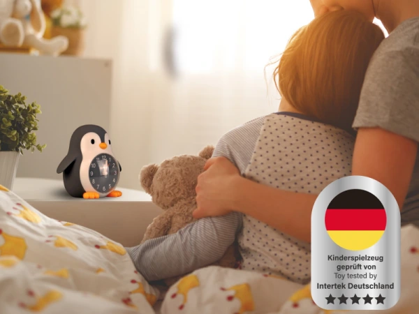 Nočné svetlo s budíkom Poppy Penguin 5