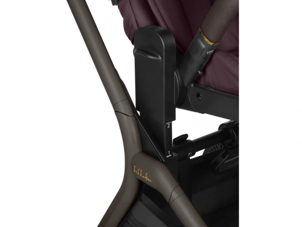 KikkaBoo Kočík 2v1 Goya Platinum MERLOT 17