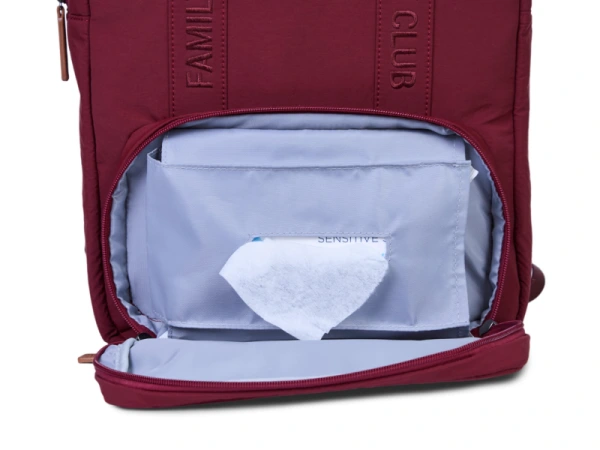Prebaľovací batoh Family Club Signature Urban Burgundy 7