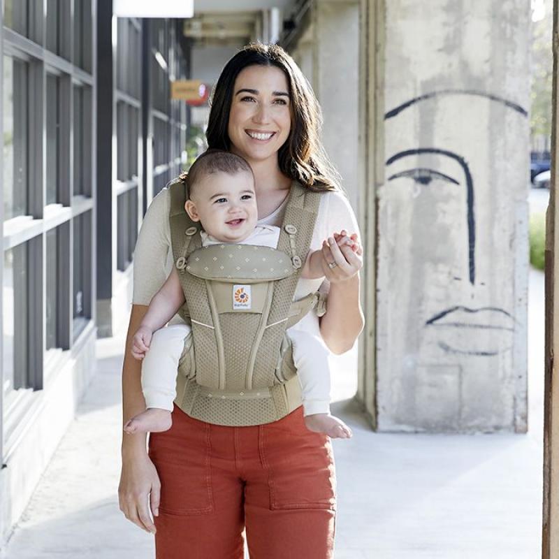 ERGOBABY | OMNI BREEZE - Soft Olive Diamond 6