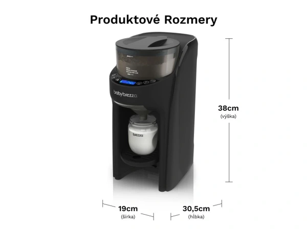 Baby Brezza Formula Pro Advanced Charcoal - prístroj na prípravu dojčenského mlieka 5