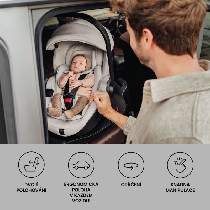 Autosedačka set Baby-Safe Pro + Vario Base 5Z + autosedačka Dualfix 5z, Dusty Rose 1