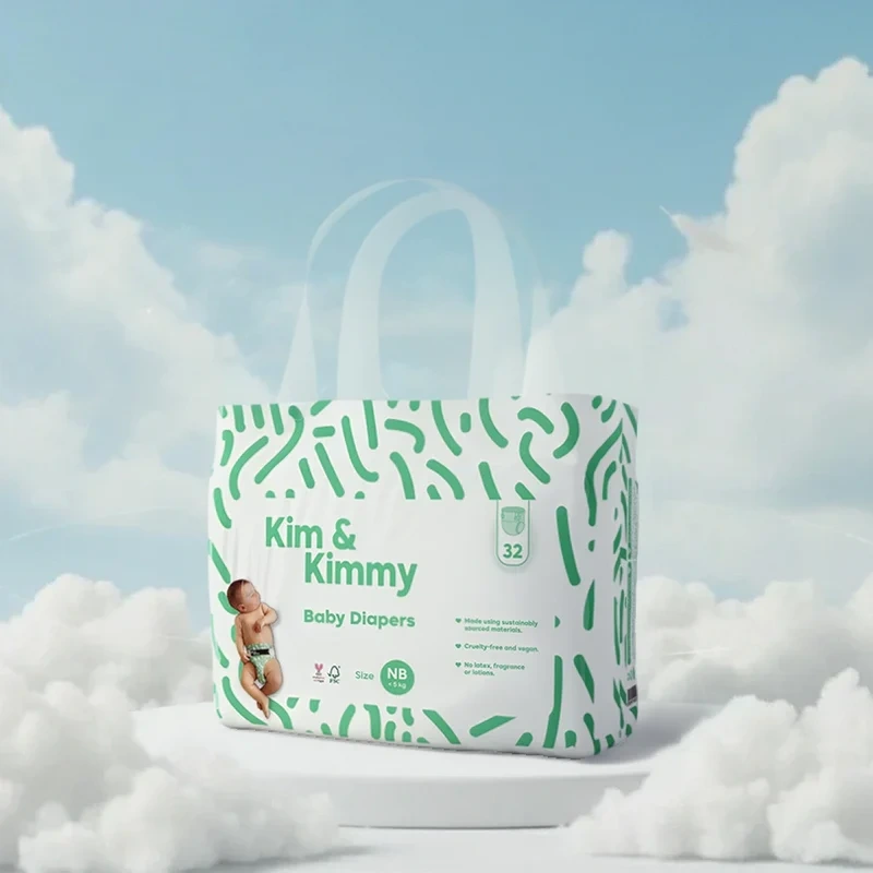 Kim & Kimmy novorodenecké plienky pre bábätká do 5 kg, 32 ks