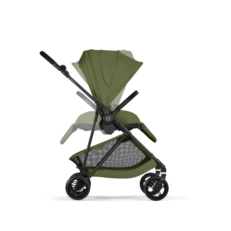 Cybex Melio Carbon 2026 - MOSS GREEN, ľahká bugina 4