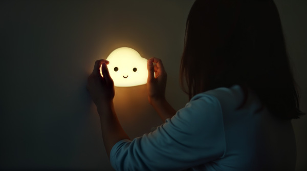 Silikónové nástenné nočné svetlo, Cloud 10