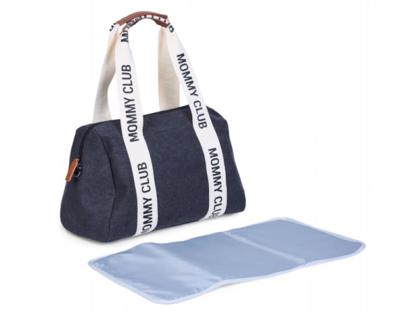Prebaľovacia taška Mommy Club Signature Canvas Black 1