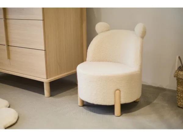 Kreslo detské Teddy Off White 8